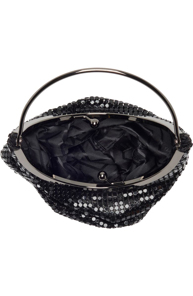 Olga Berg Gigi Mesh Frame Handle Clutch, Alternate, color,