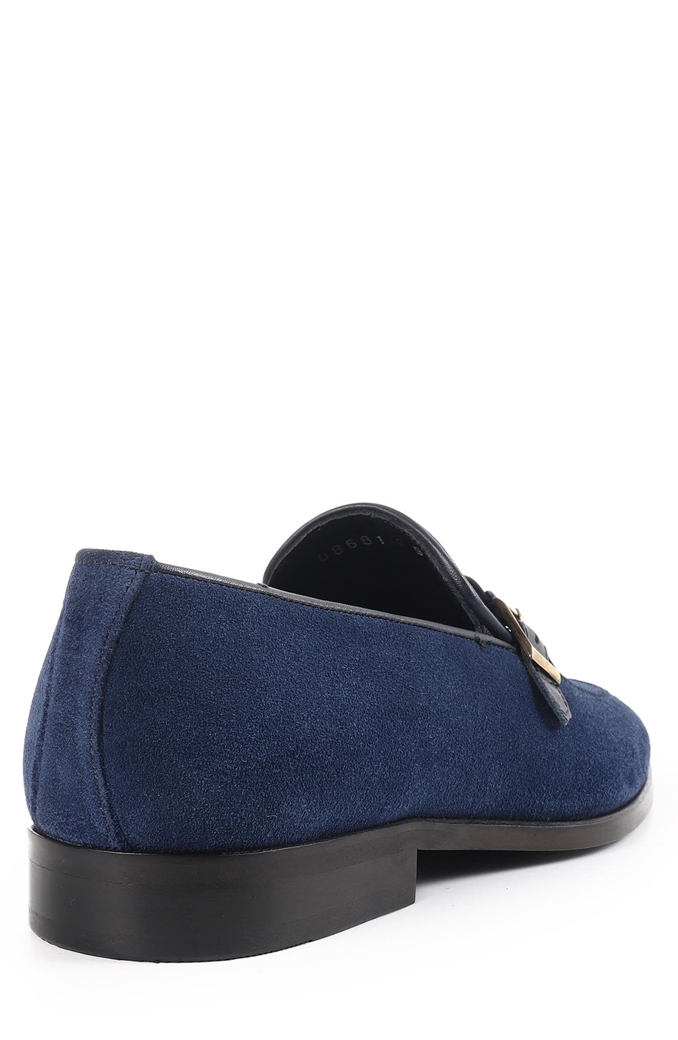 Creola Apron Toe Loafer, Alternate, color, NAVY BLUE