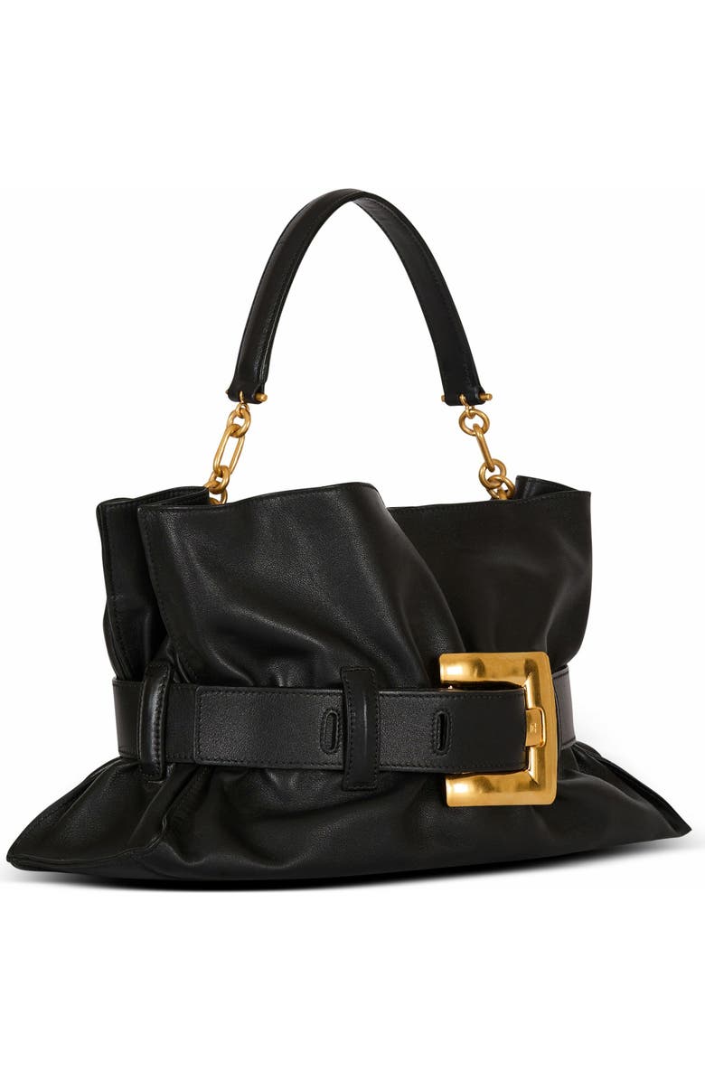 Balmain Medium Anthem Shoulder Bag In Leather, Alternate, color,