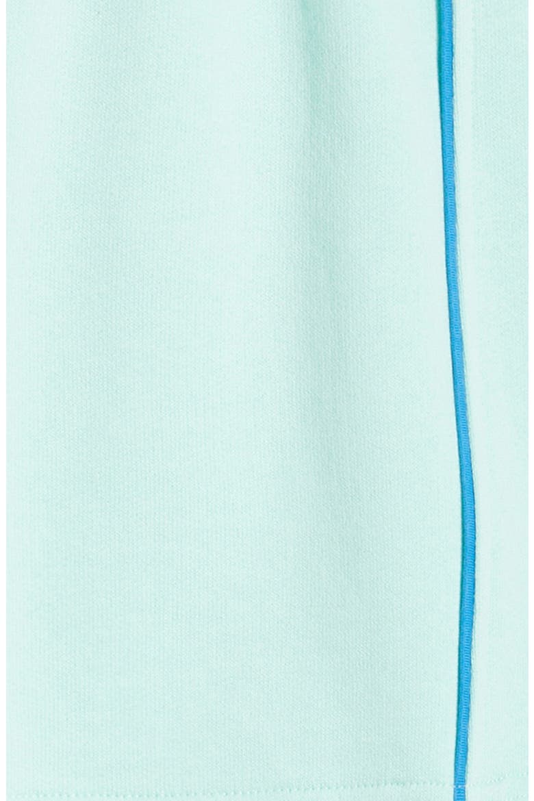 Kids' Piped Organic Cotton Sweat Shorts, Alternate, color, BLUE