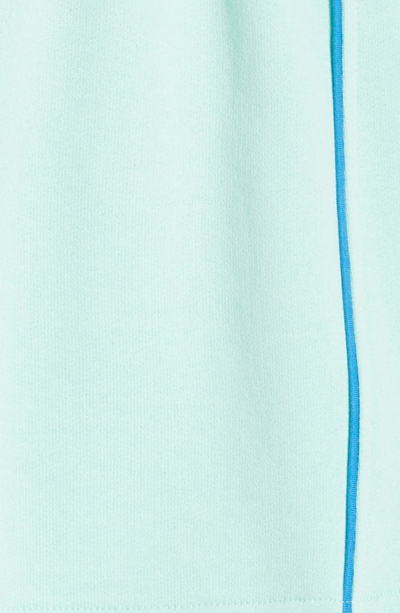 Mini Rodini Kids' Piped Organic Cotton Sweat Shorts, Alternate, color, Blue