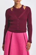Derek Lam 10 Crosby Lonnie Tank & Cardigan Set