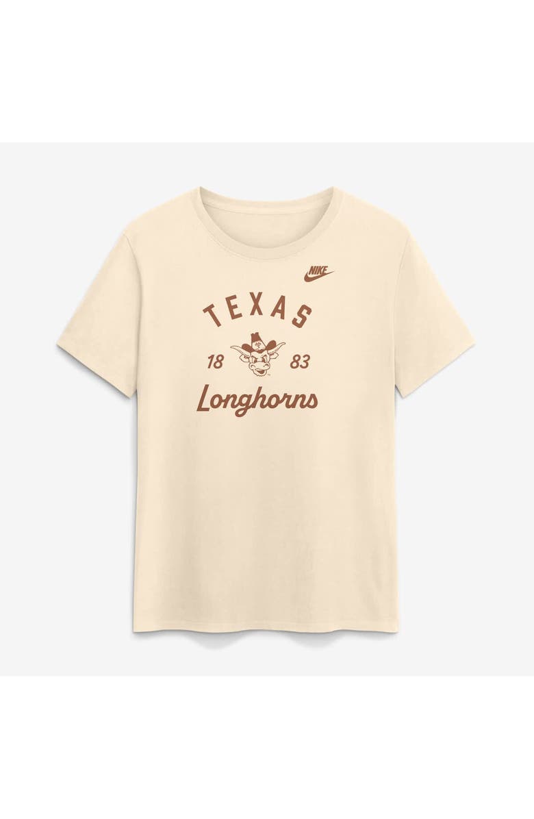 Nike Women's Nike Natural Texas Longhorns Legacy Team Name T-Shirt, Alternate, color, Natural
