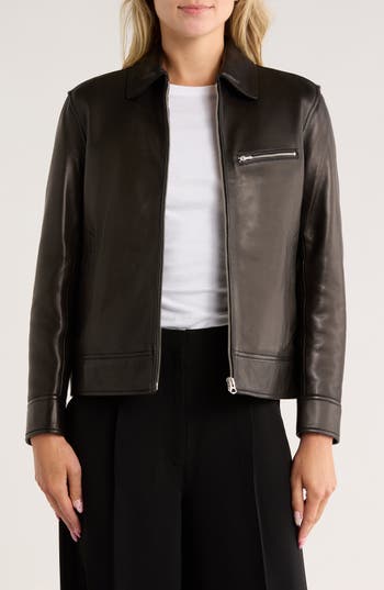 Rag & Bone Manon Leather Jacket In Black