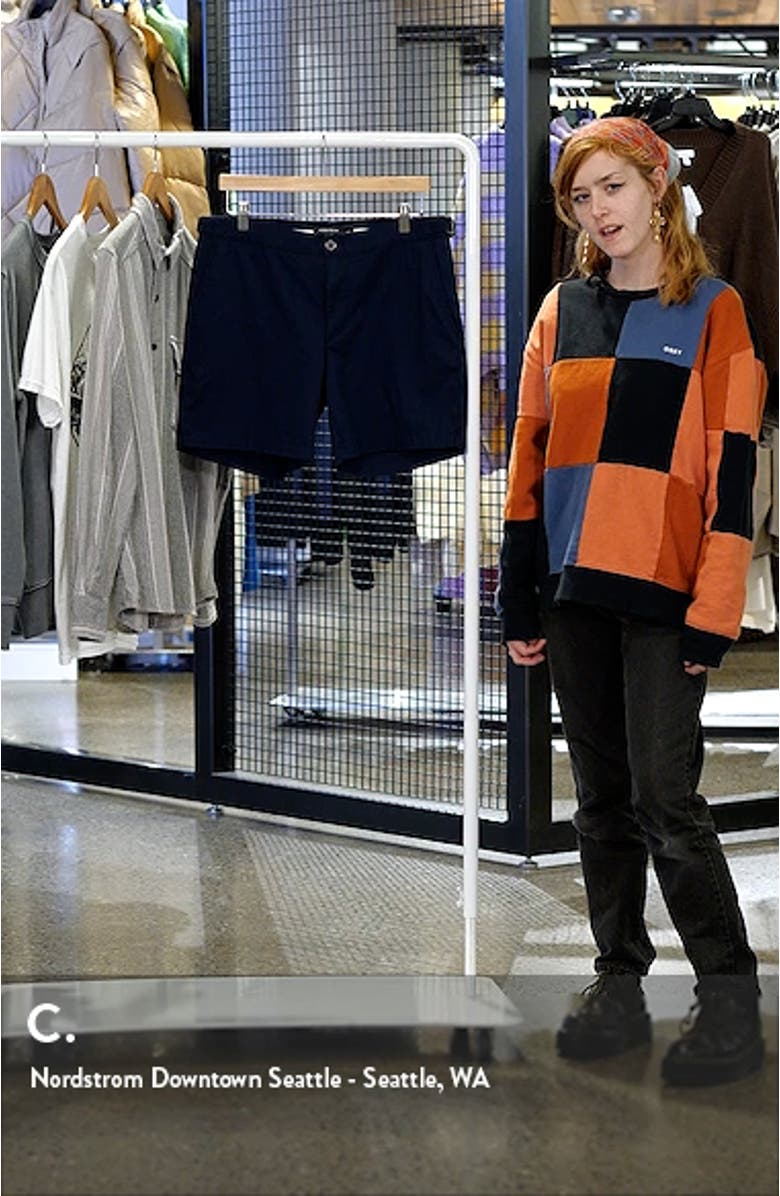 Side Tab Cotton Blend Resort Shorts, sales video thumbnail