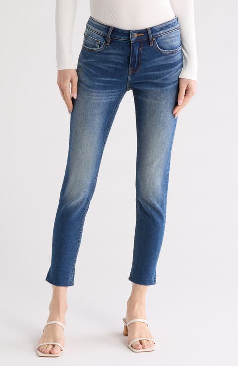 Thompson Tomboy Crop Relaxed Skinny Jeans