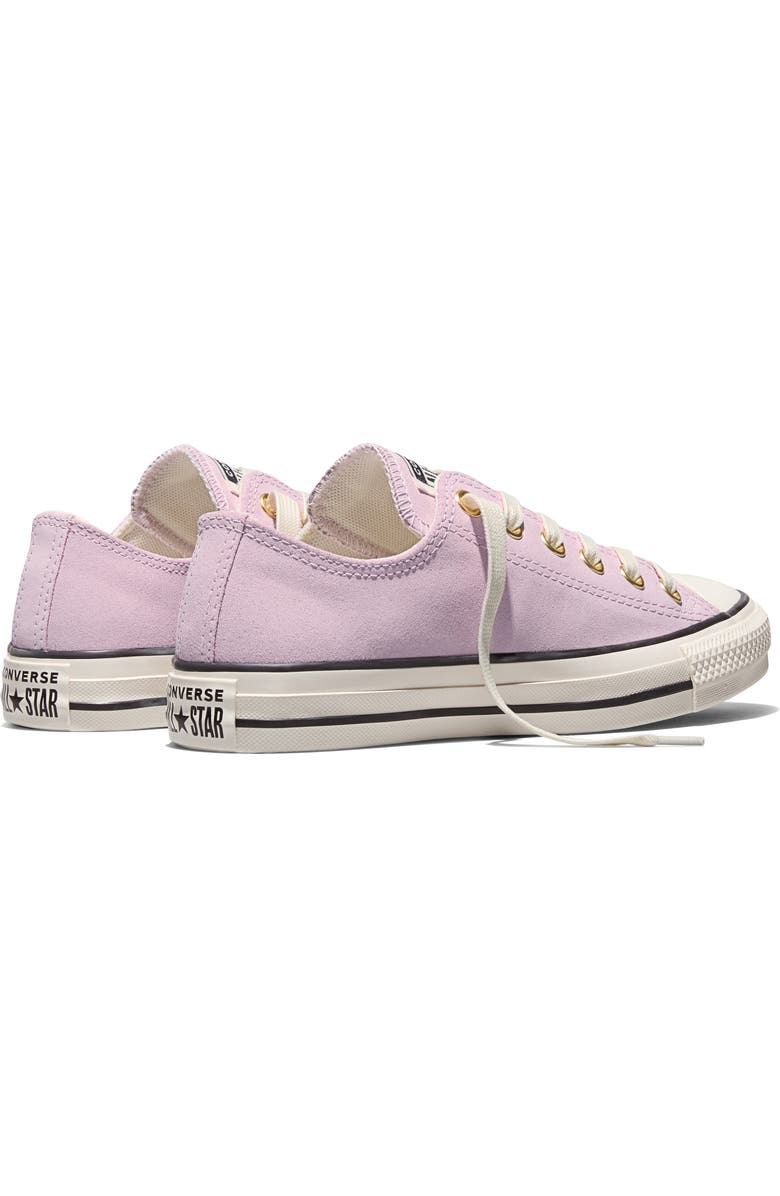Converse Gender Inclusive Chuck Taylor All Star Sude Low Top Sneaker, Alternate, color, New Found Bloom/ Gold/ Egret