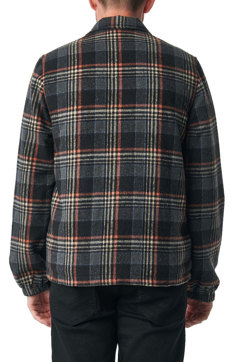 Ezekiel Parker Plaid Jacket, Alternate, color, Black