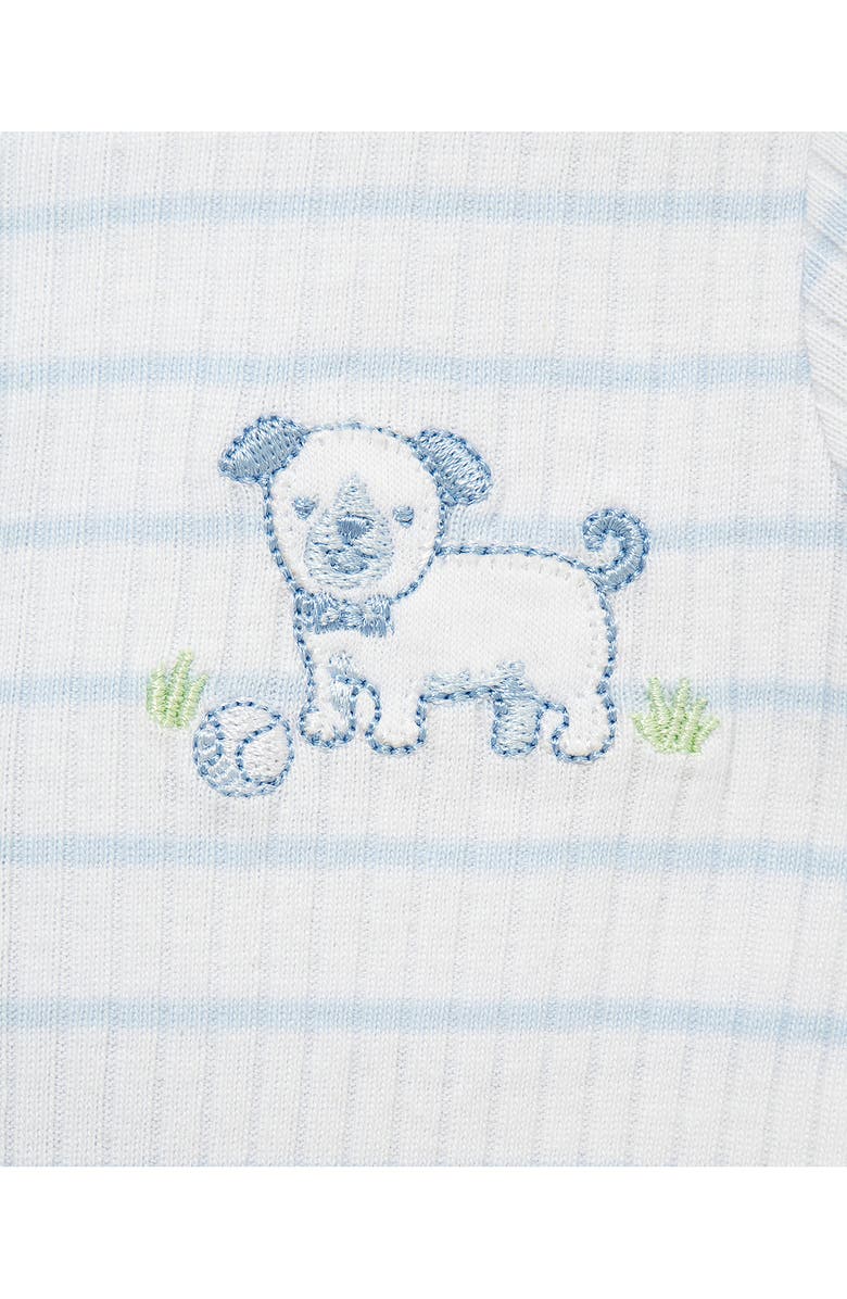 Little Me Peppy 2-Pack Assorted Rompers, Alternate, color, Blue