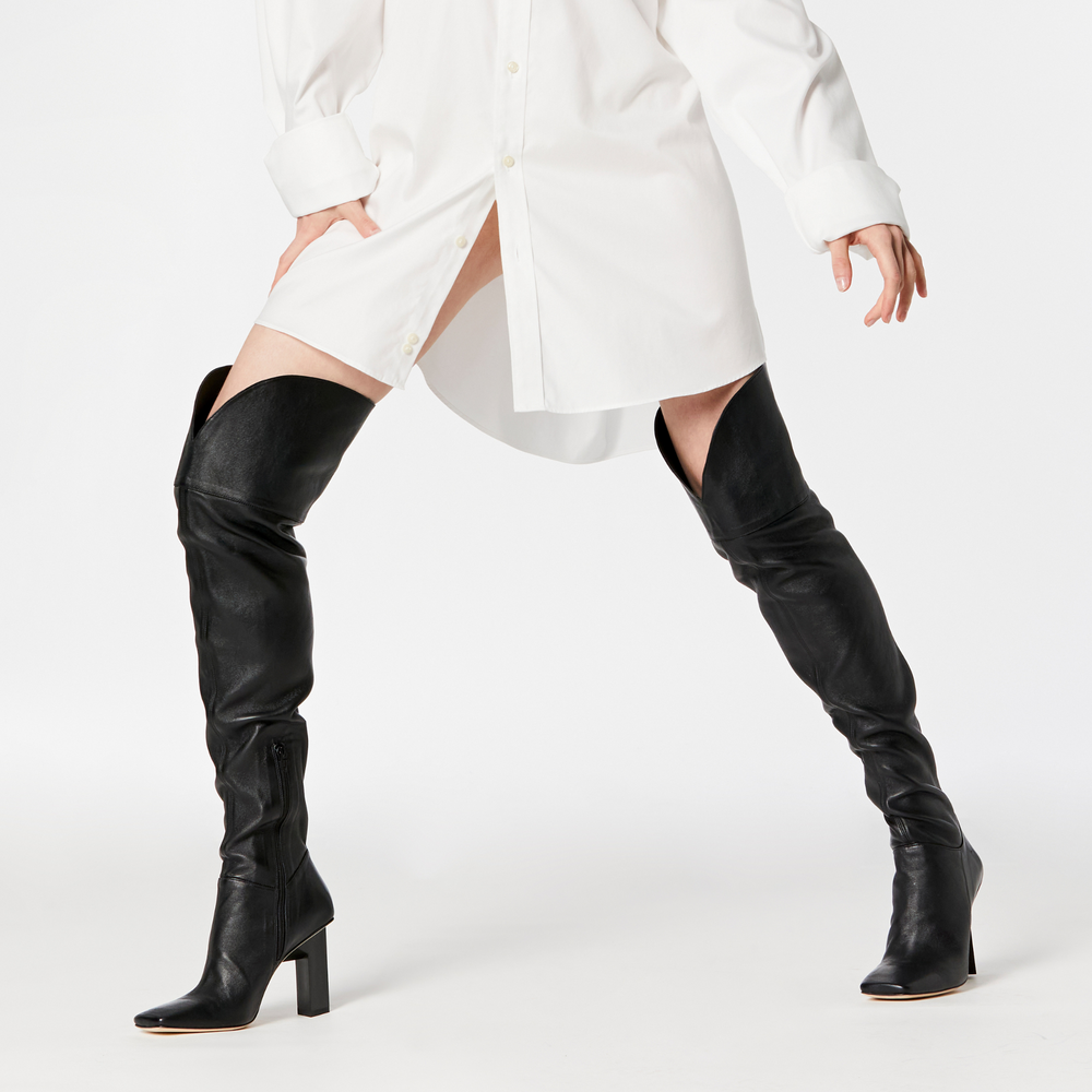Tiannia Barnes Cullinan Over-The-Knee Boot, Alternate, color, Black