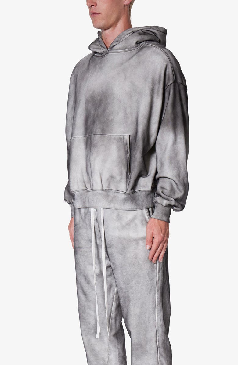 mnml Optic Graded Cotton Hoodie, Alternate, color, Black