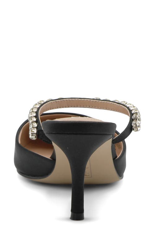 Charles David Adelynn Mary Jane Pointed Toe Mule In Black-st