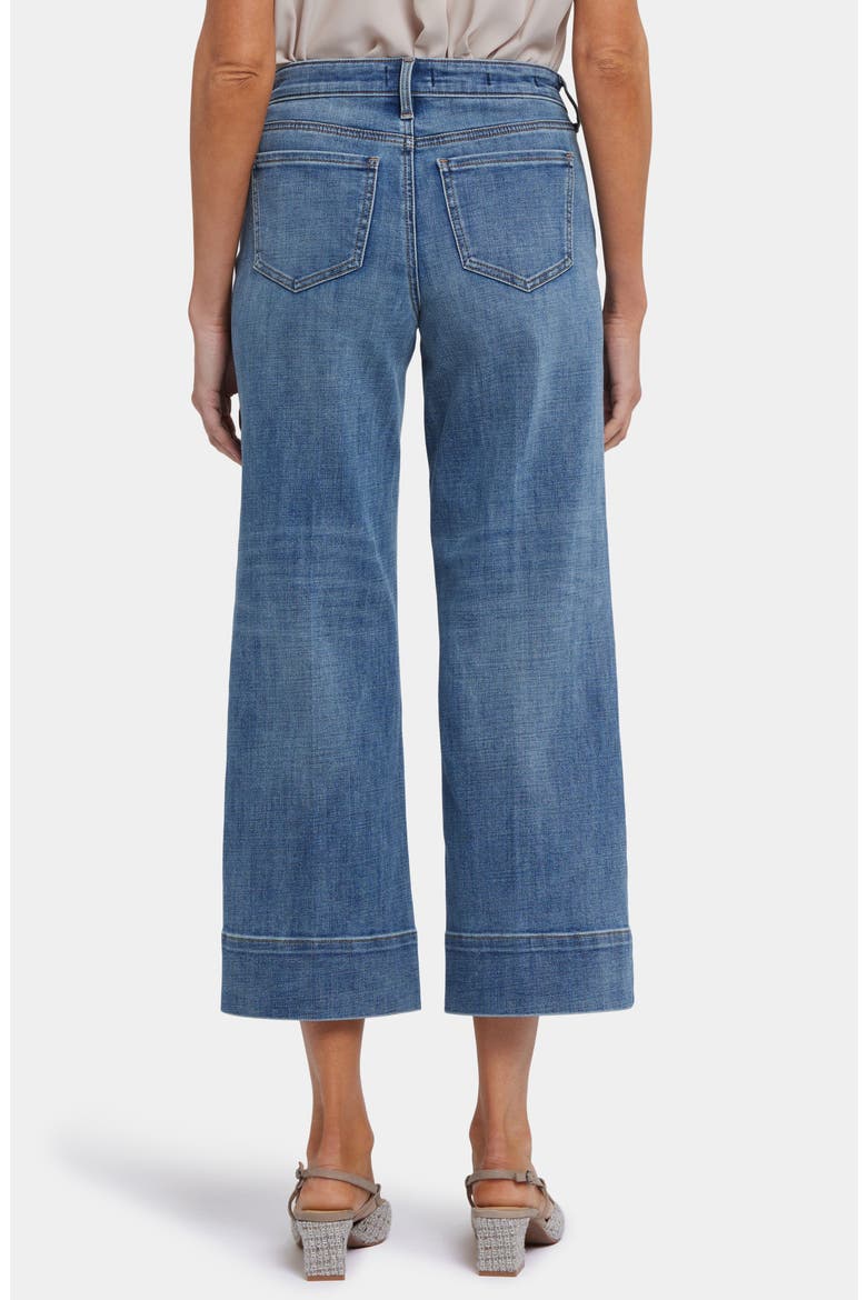 Teresa Ankle Wide Leg Jeans, Alternate, color, MAJORCA BAY