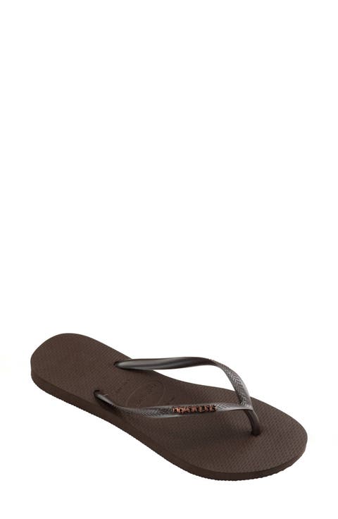 Slim Logo Flip Flop (Women)