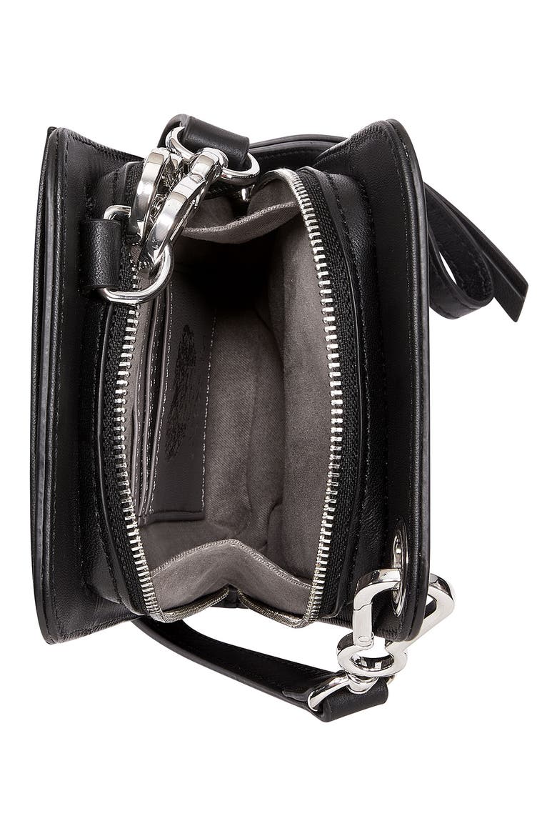 Lani Leather Phone Pouch, Alternate, color, BLACK 01