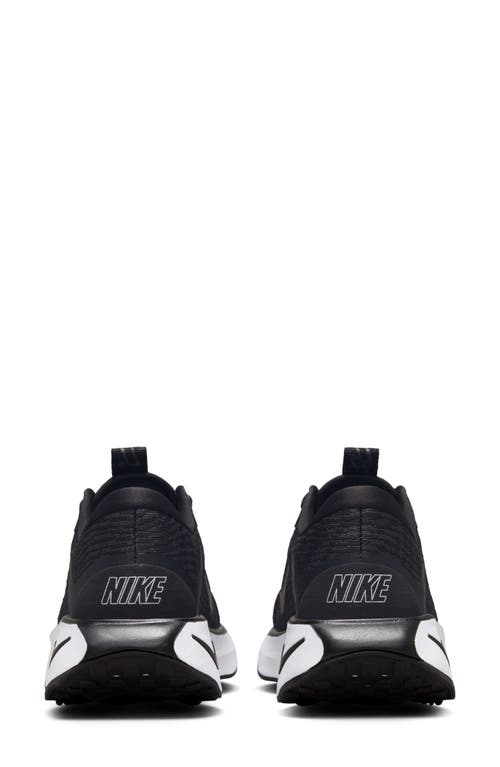 Nike Motiva Road Runner Walking Shoe In Black/black-anthracite-white