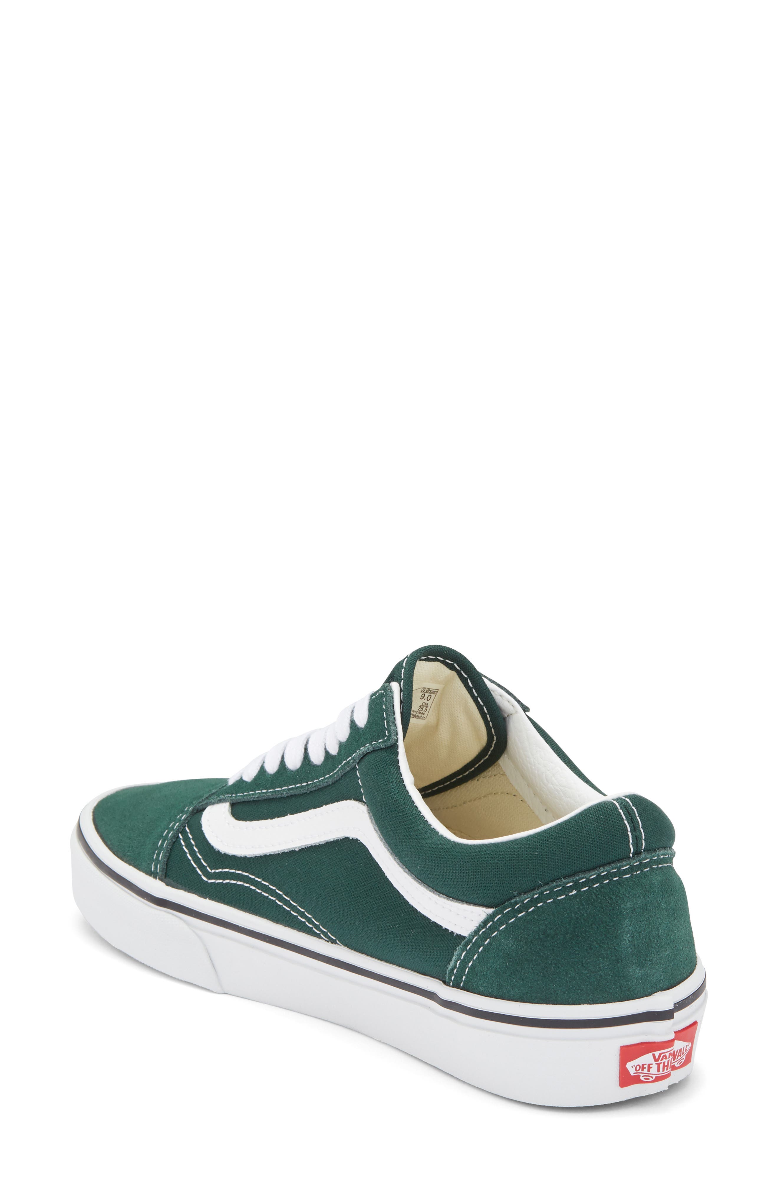 Vans U Old Skool Platform Sneakers, Alternate, color, Color Theory Emerald