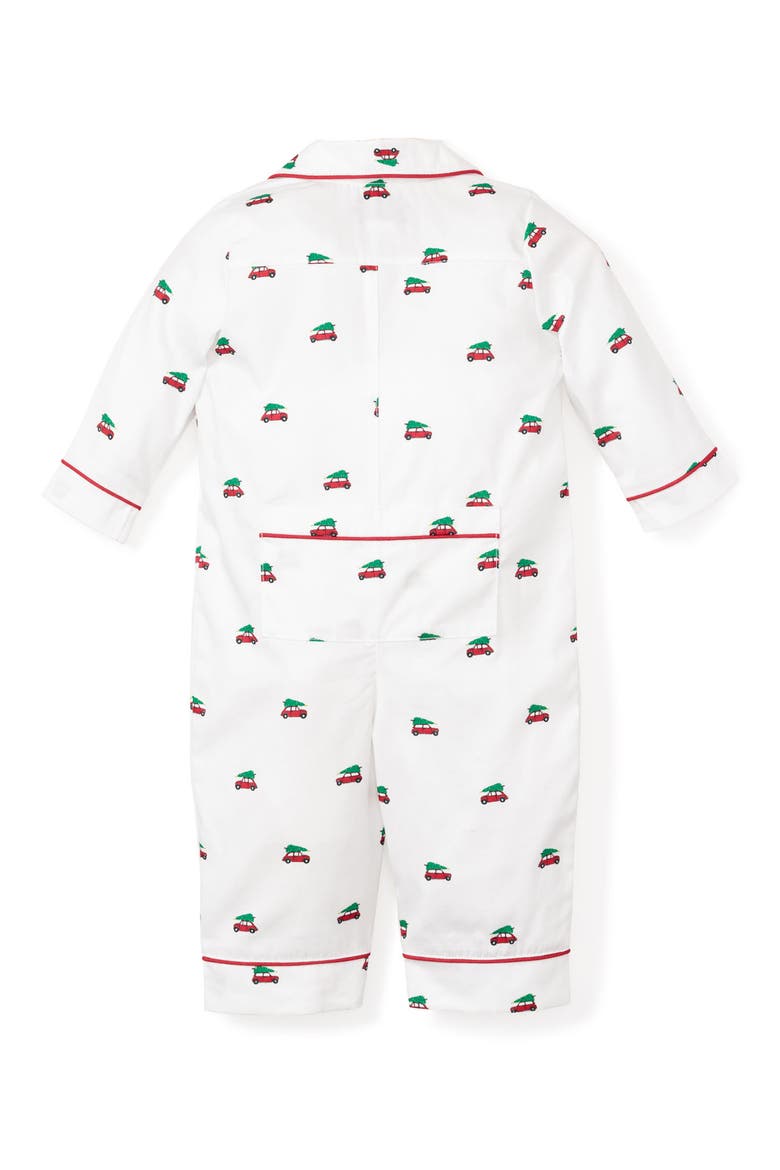 Holiday Journey Cotton Blend Romper, Alternate, color, WHITE