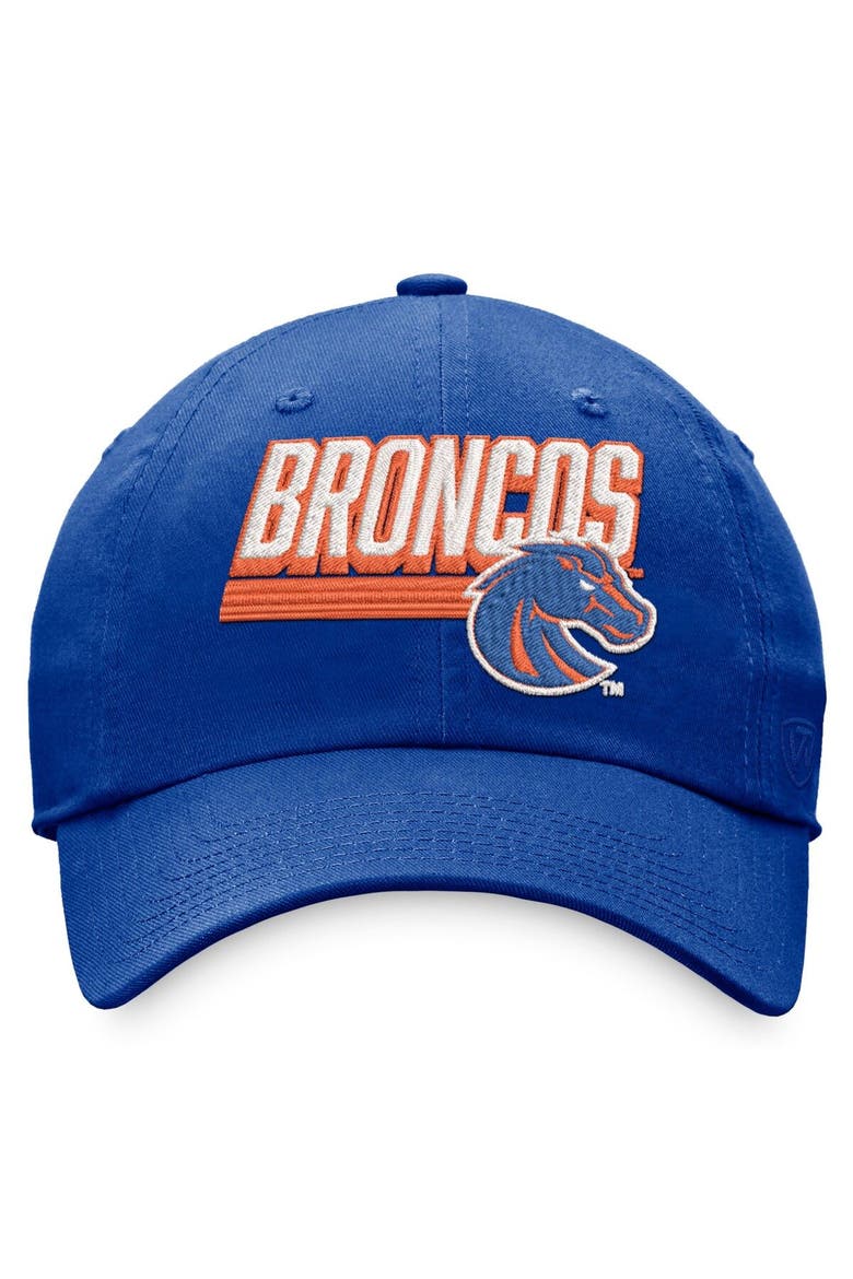 Men's Top of the World Royal Boise State Broncos Slice Adjustable Hat, Alternate, color, Royal