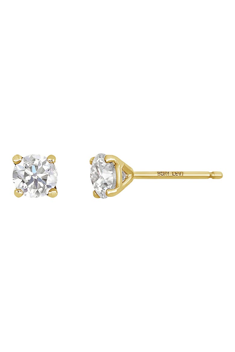 Prong Diamond Stud Earrings - 0.50 ctw. (Nordstrom Exclusive), Alternate, color, 14KY