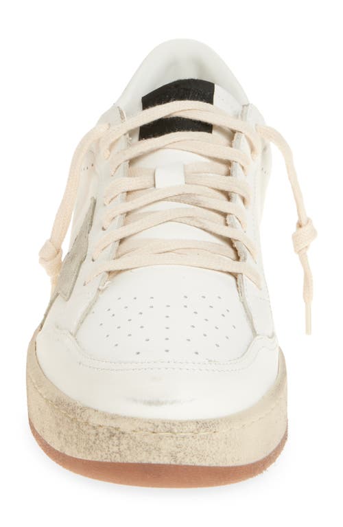 Golden Goose Ballstar 2 Leather Upper And Spur Suede Star Shiny Leather Heel Shoes In Neutral