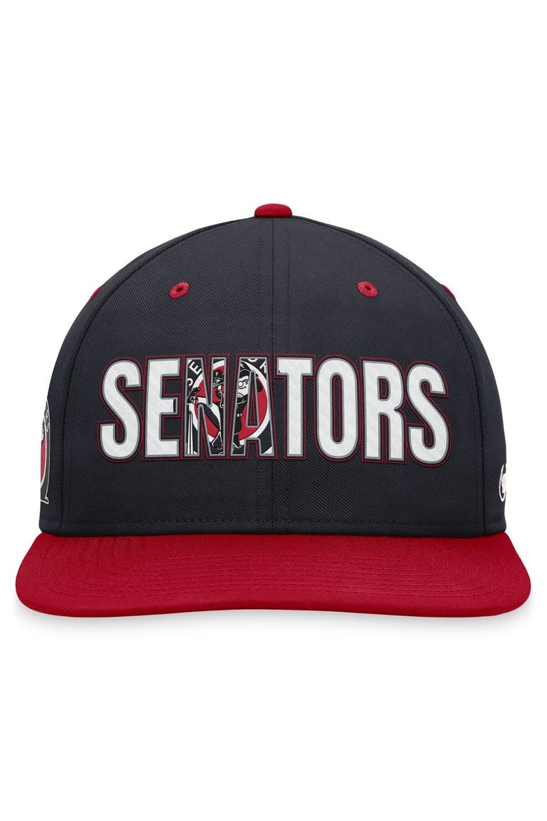 Men's Nike Navy Washington Senators Cooperstown Collection Pro Snapback Hat, Alternate, color, Navy