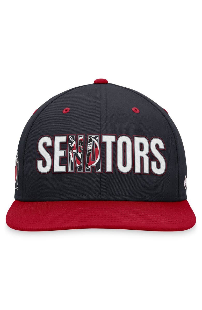 Nike Men's Nike Navy Washington Senators Cooperstown Collection Pro Snapback Hat, Alternate, color, Navy