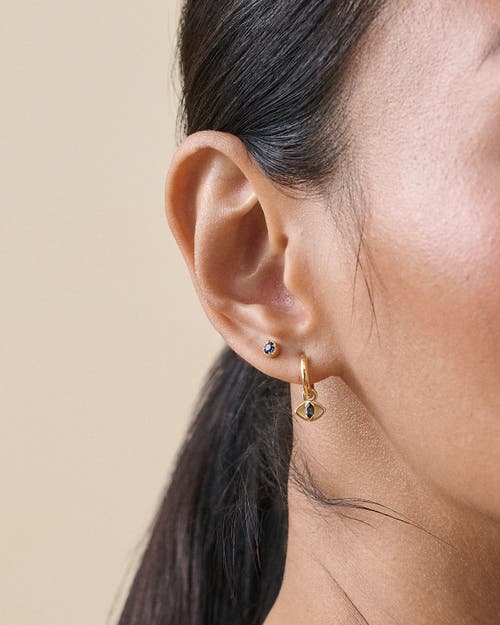 Edge Of Ember Evil Eye Huggie Earrings