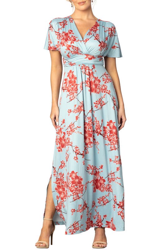 Navy floral print