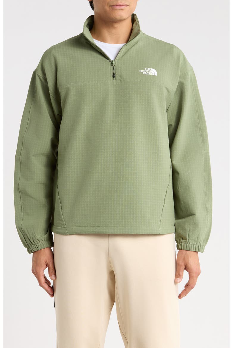 Tekware® Quarter Zip Pullover, Main, color, BARK MIST