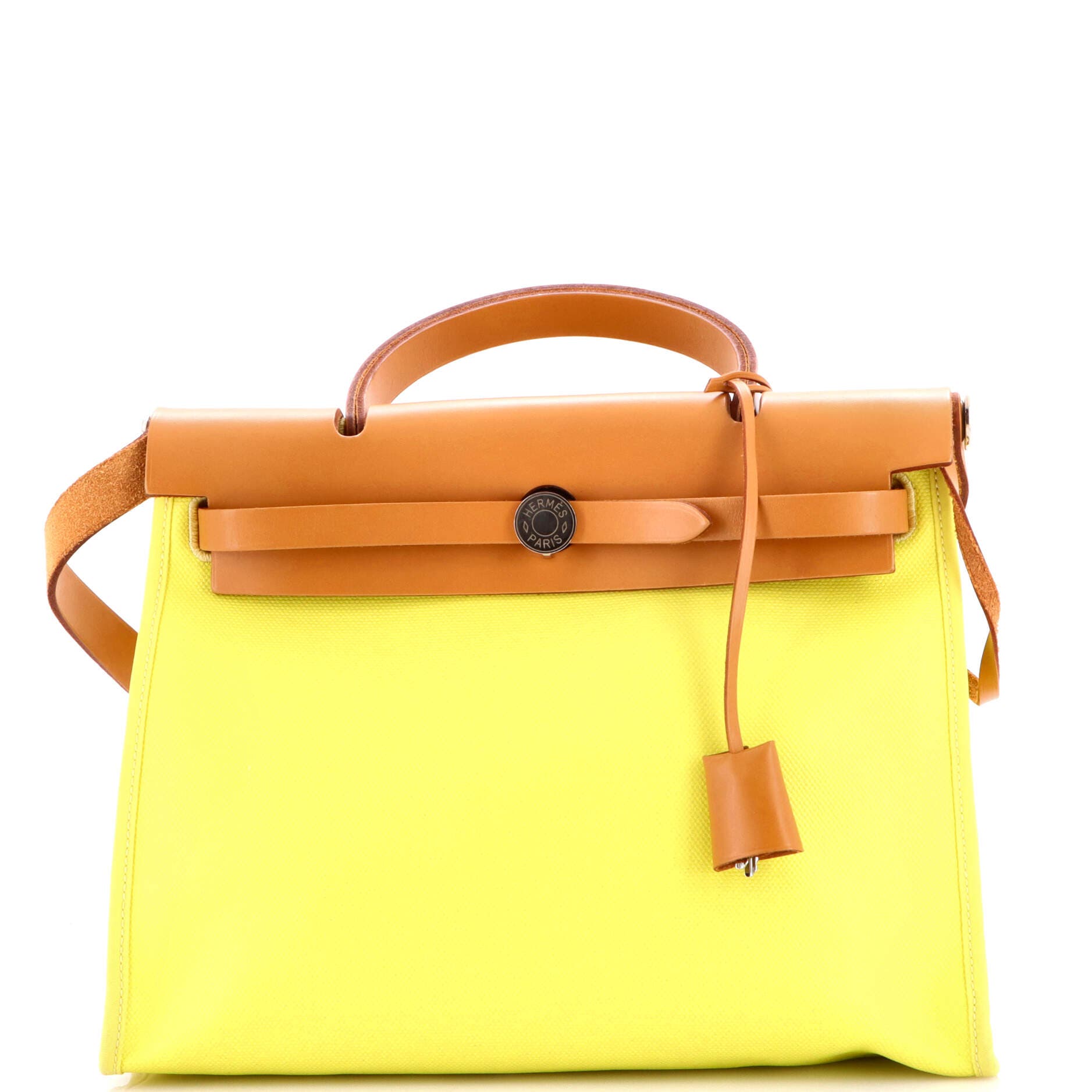 Herbag Zip Berline Vache Canvas and Leather 31, Main, color, Lime