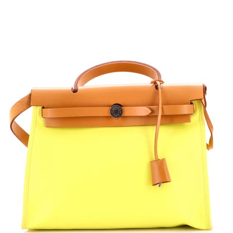 Herbag Zip Berline Vache Canvas and Leather 31