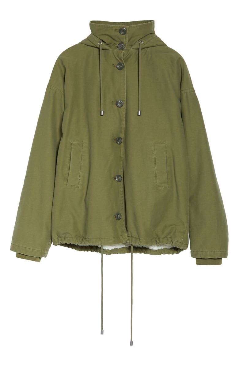 BDG Urban Outfitters Cypress Fleece Lined Military Jacket, Alternate, color, 