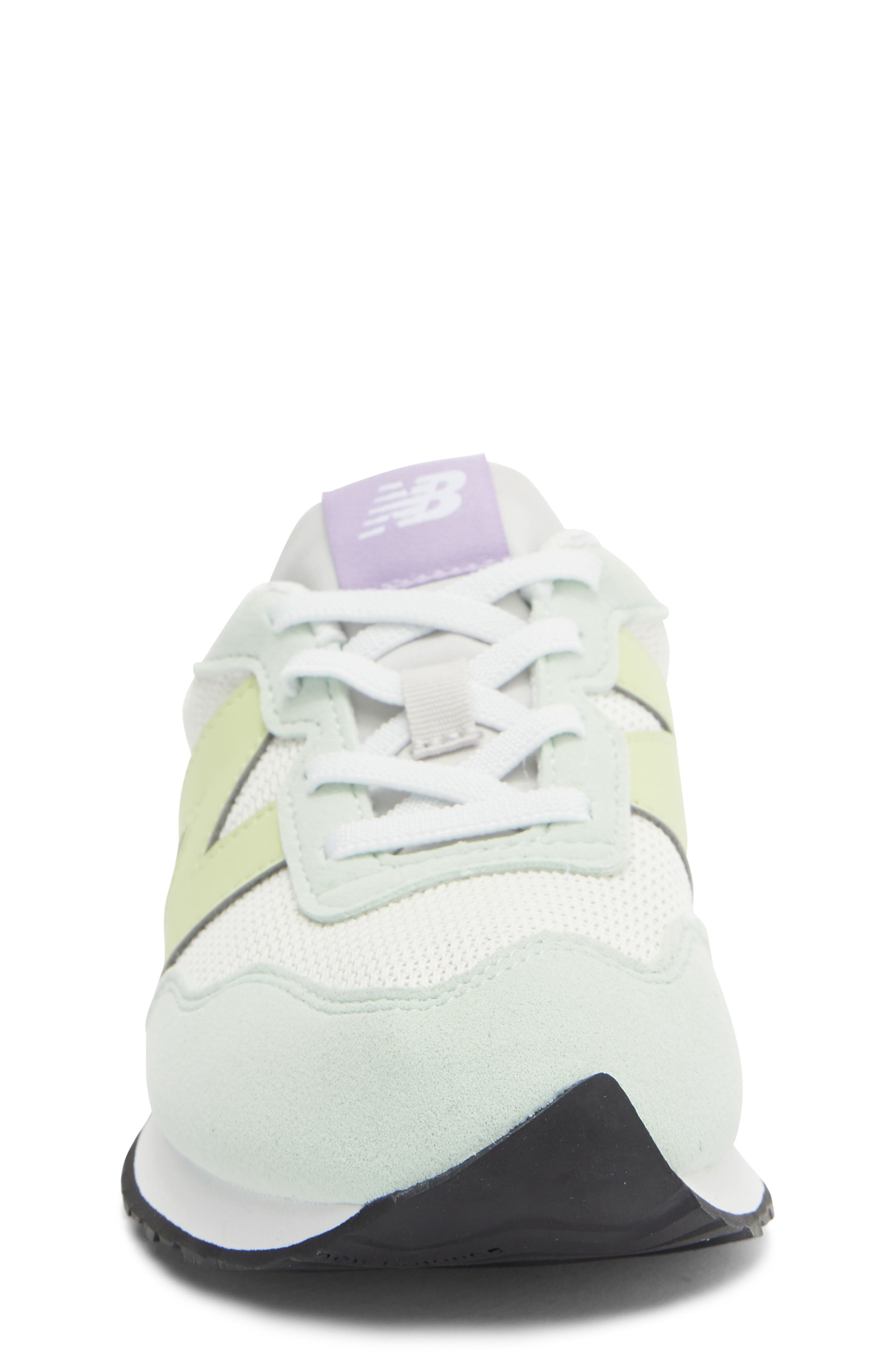 New Balance Kids' 237 Sneaker, Alternate, color, Sea Salt/ Dry Lime