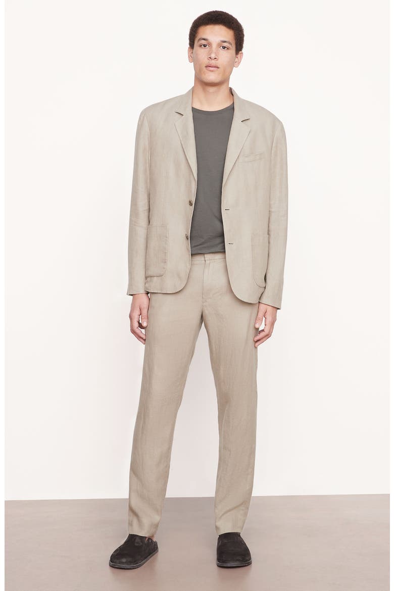 Relaxed Fit Hemp Sport Coat, Alternate, color, DARK TAUPE