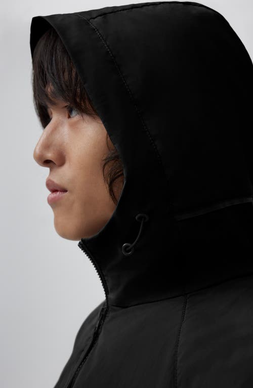 Shop Canada Goose Faber Water Repellent Hooded Jacket In Black