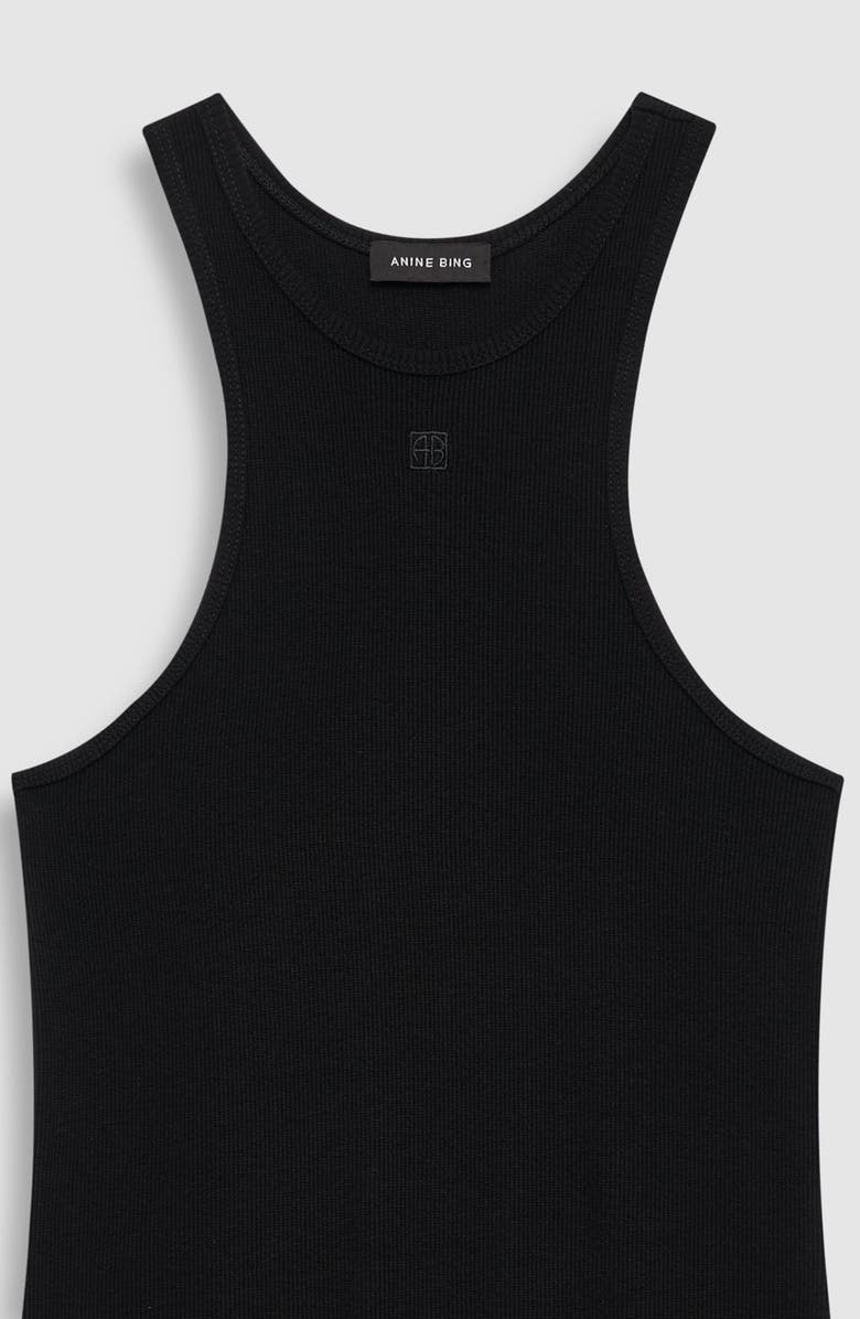 ANINE BING Cole Dress, Alternate, color, Black