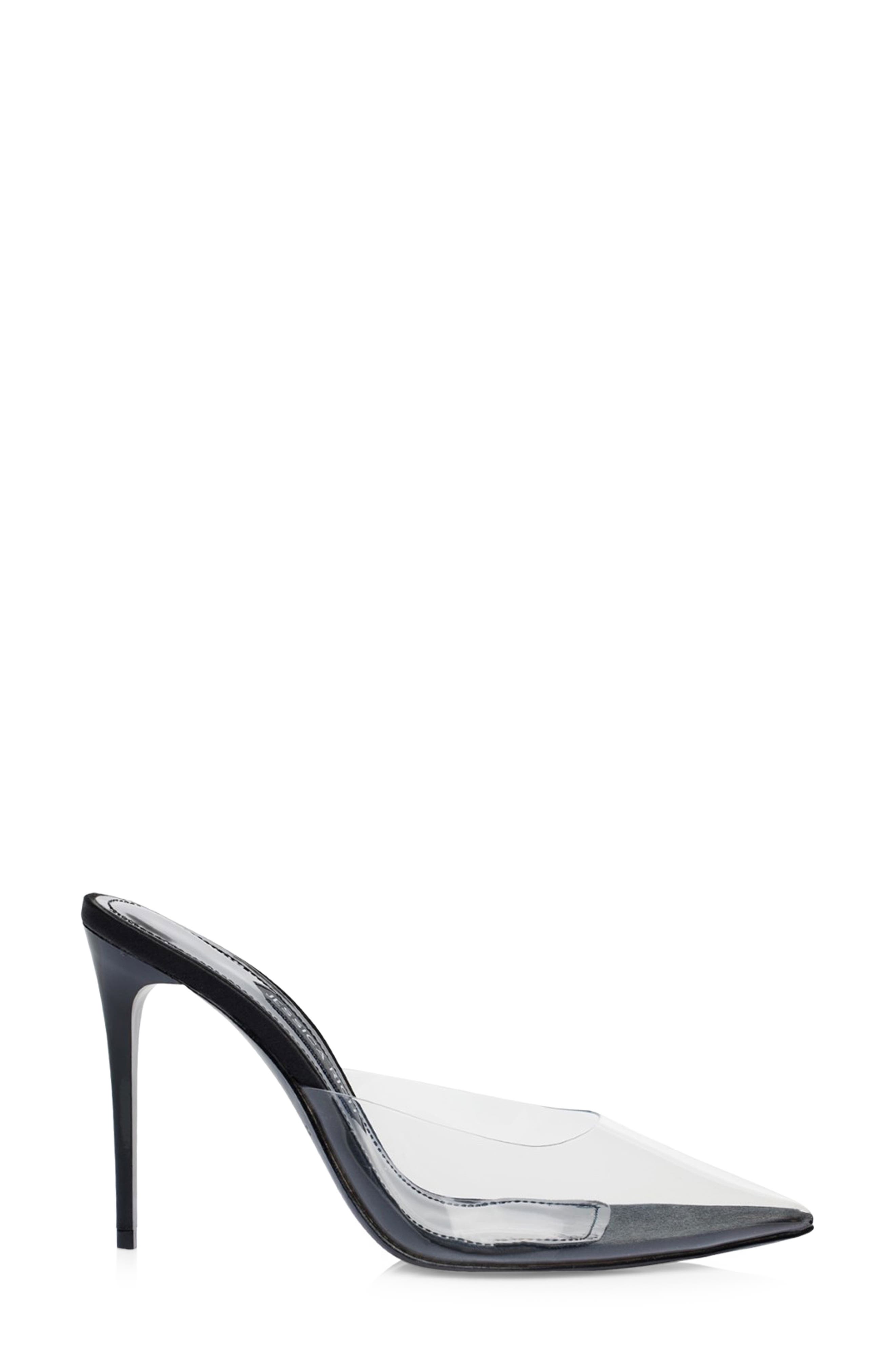 JESSICA RICH So Bossy Pointed Toe Clear Pump, Alternate, color, 
