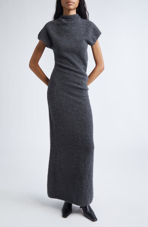 Abie Boiled Knit Sweater Dress
