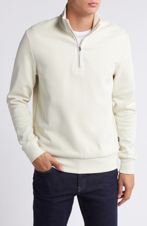 Half zip white hotsell