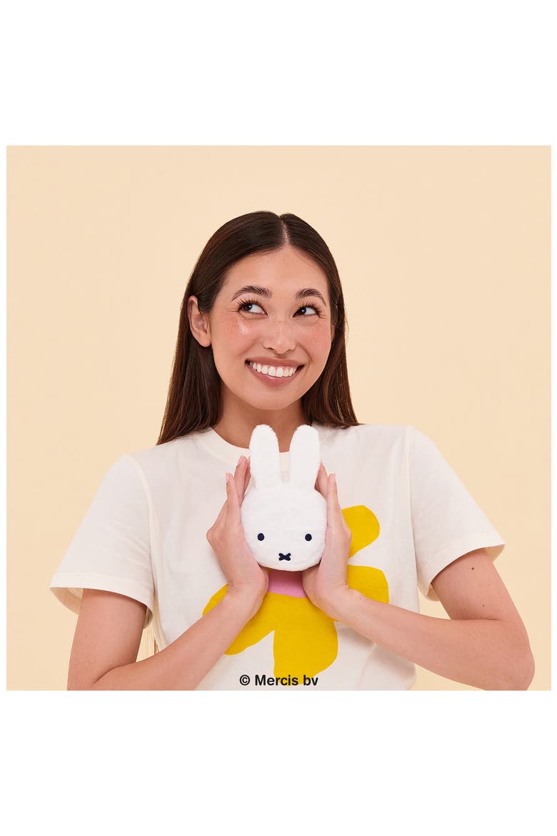 Miffy Plush Mini Pouch, Alternate, color, FLOWER FIELDS