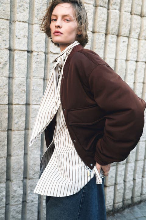 Shirt With Scarf