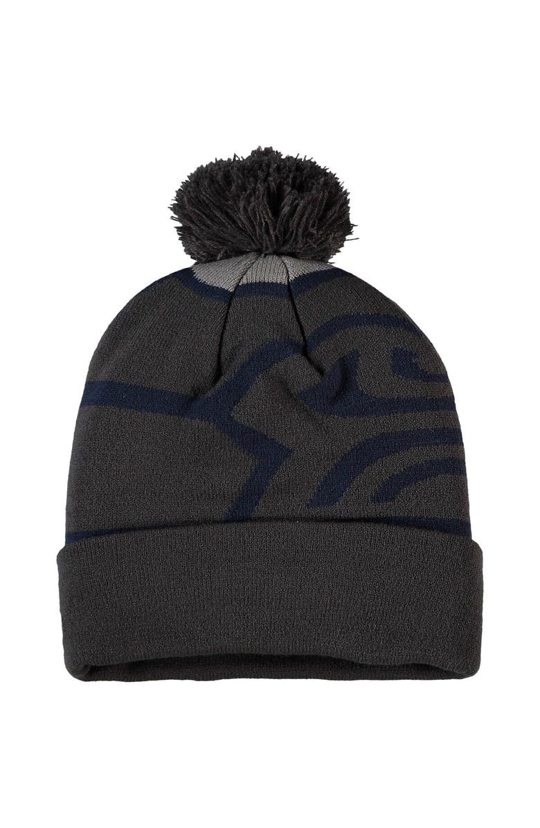 New Era Men's New Era Graphite Seattle Seahawks Logo Whiz Redux Cuffed Knit Hat, Alternate, color, Graphite