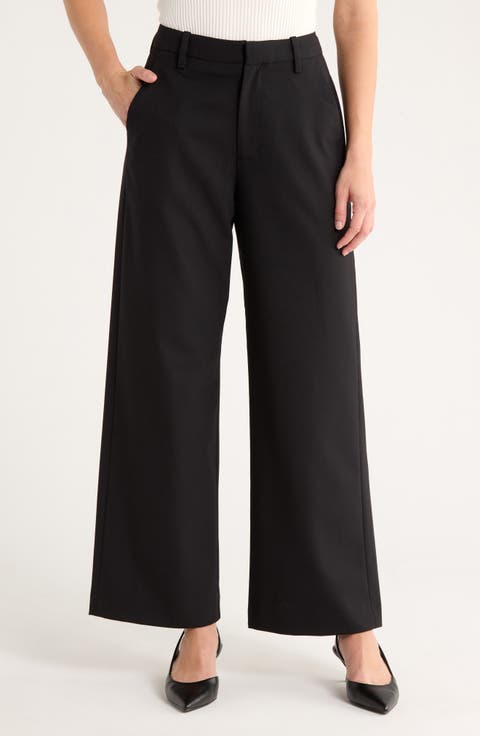 Hazel High Waist Wool Blend Pants