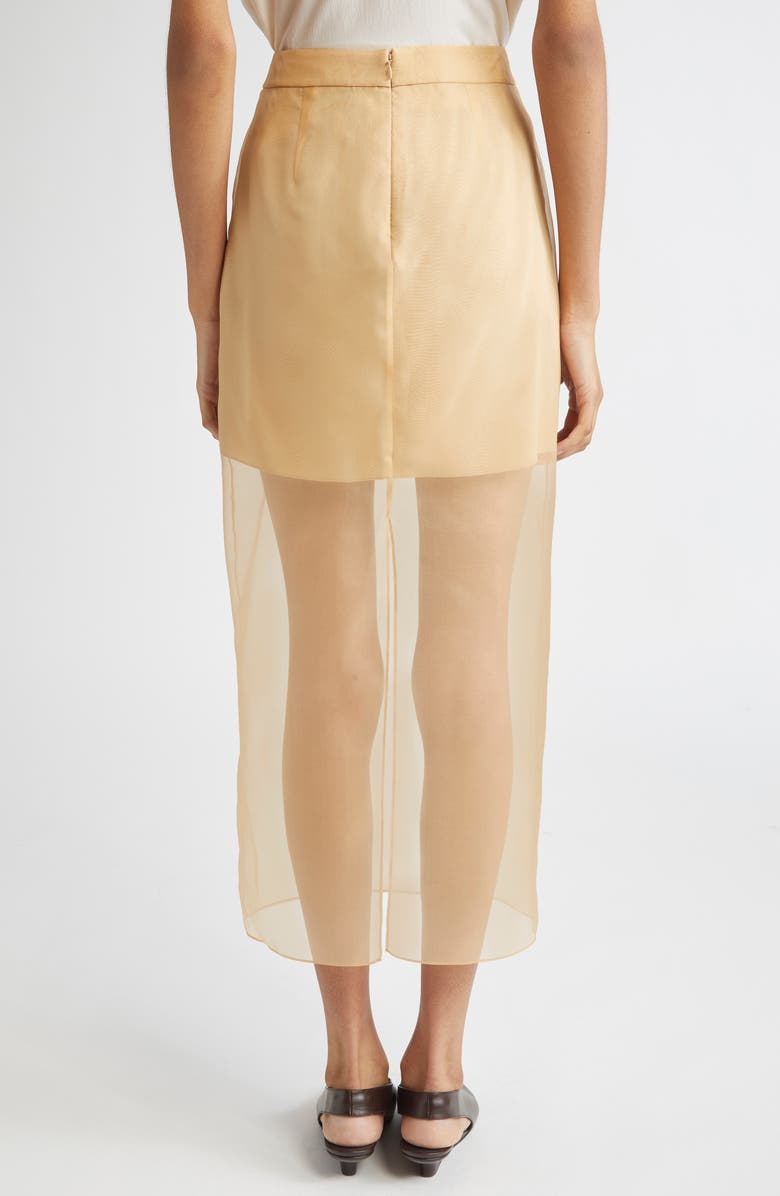 TWP Sylkie Silk Maxi Skirt, Alternate, color, British Khaki