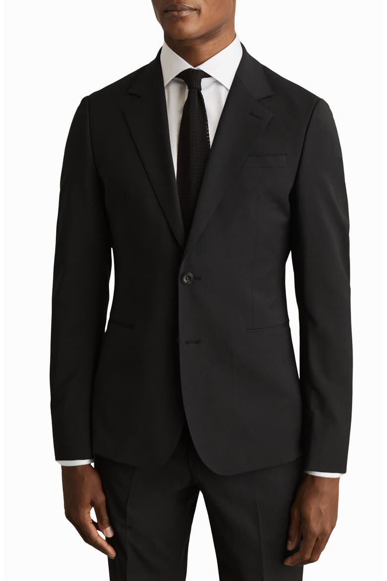 Promise Wool Blend Sport Coat, Main, color, BLACK