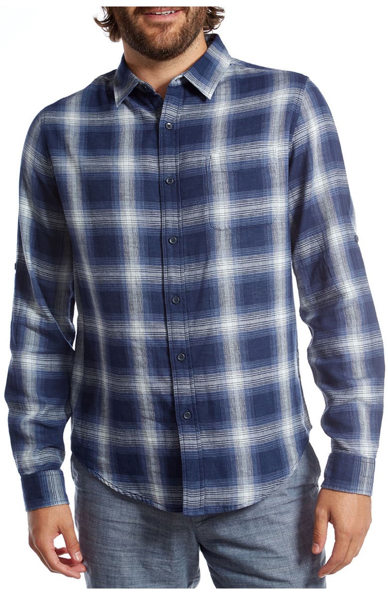 PX Plaid Long Sleeve Regular Fit Shirt, Main, color, 
