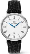 Daniel Wellington Classic Roman Numerals Leather Strap Watch, 40mm