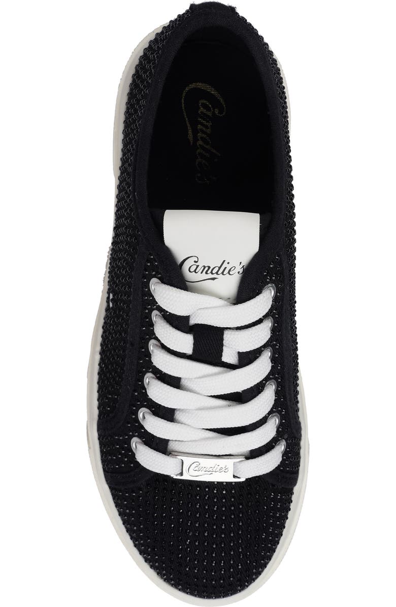 Candie's Buttercup Platform Sneaker, Alternate, color, Black