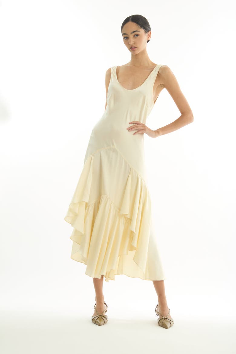 Evelyn Dress, Alternate, color, Vintage Crème